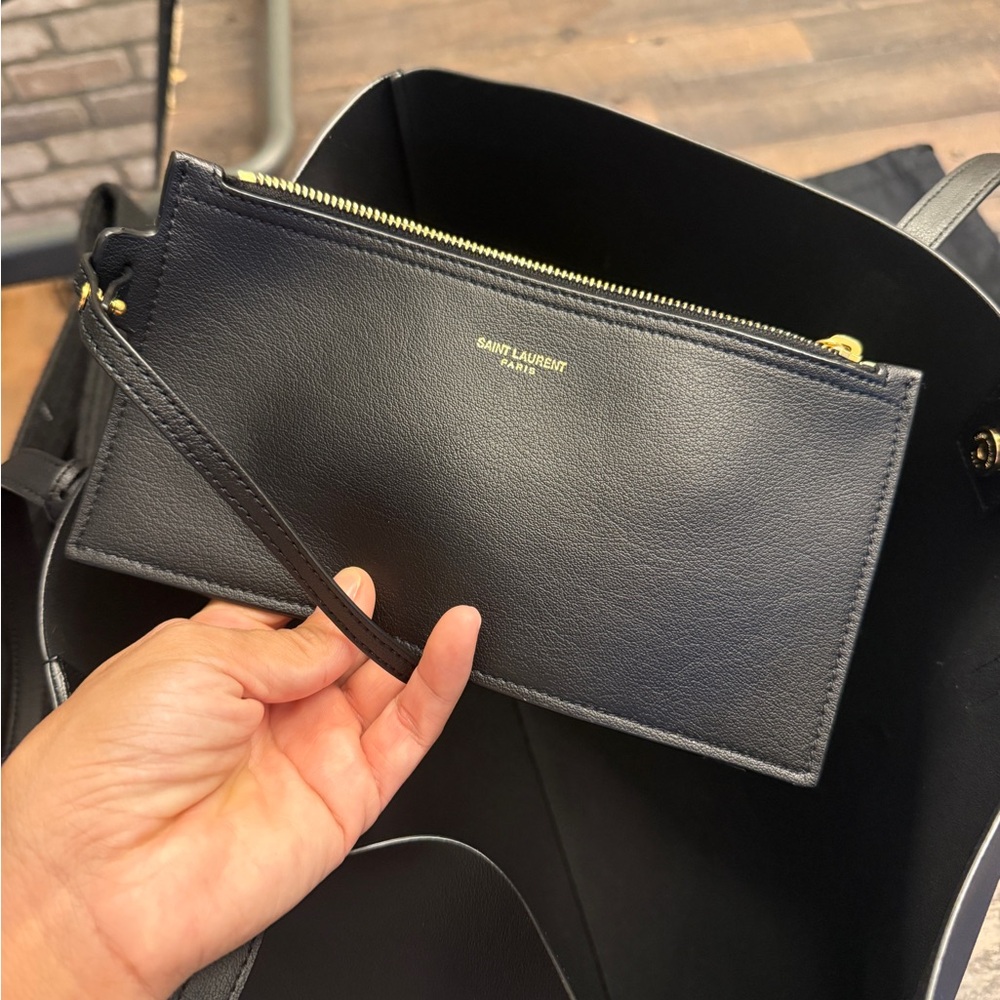 Saint Laurent YSL Black Tote Bag - Picture 6 of 7